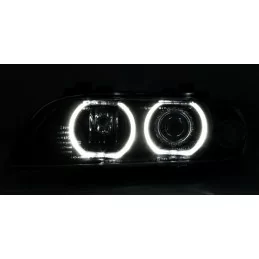 Before LED BMW series 5 E39 headlights