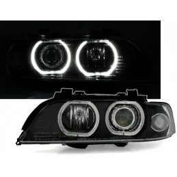 Before LED BMW series 5 E39 headlights