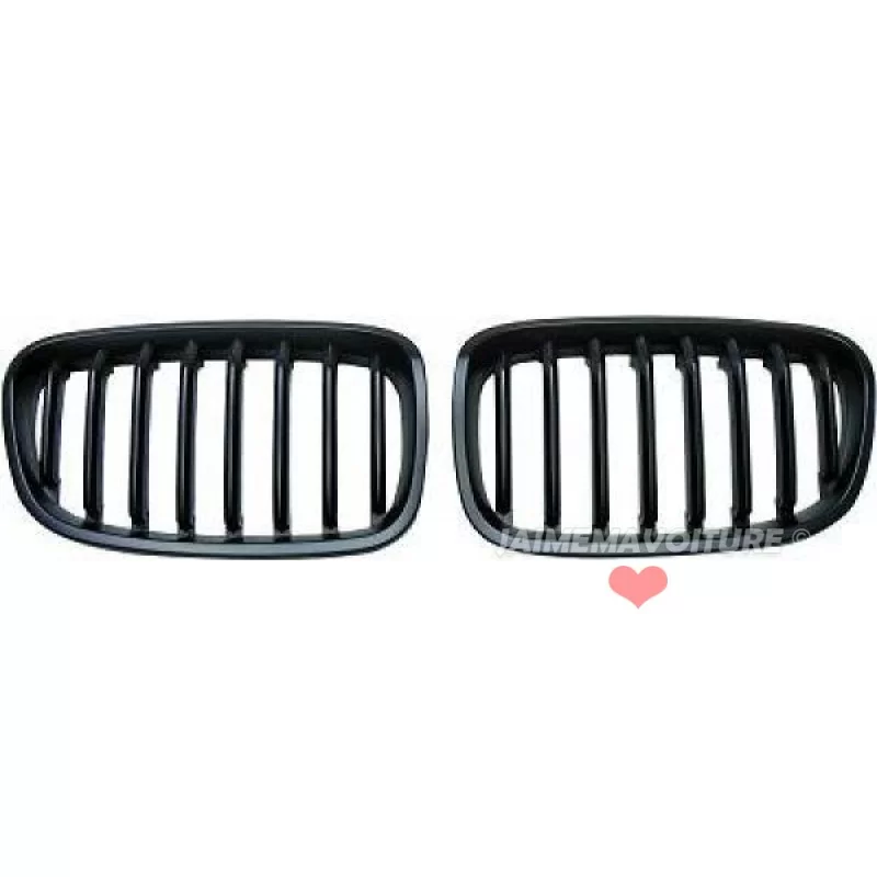 Bean black matte grille BMW series 1 2011-2015