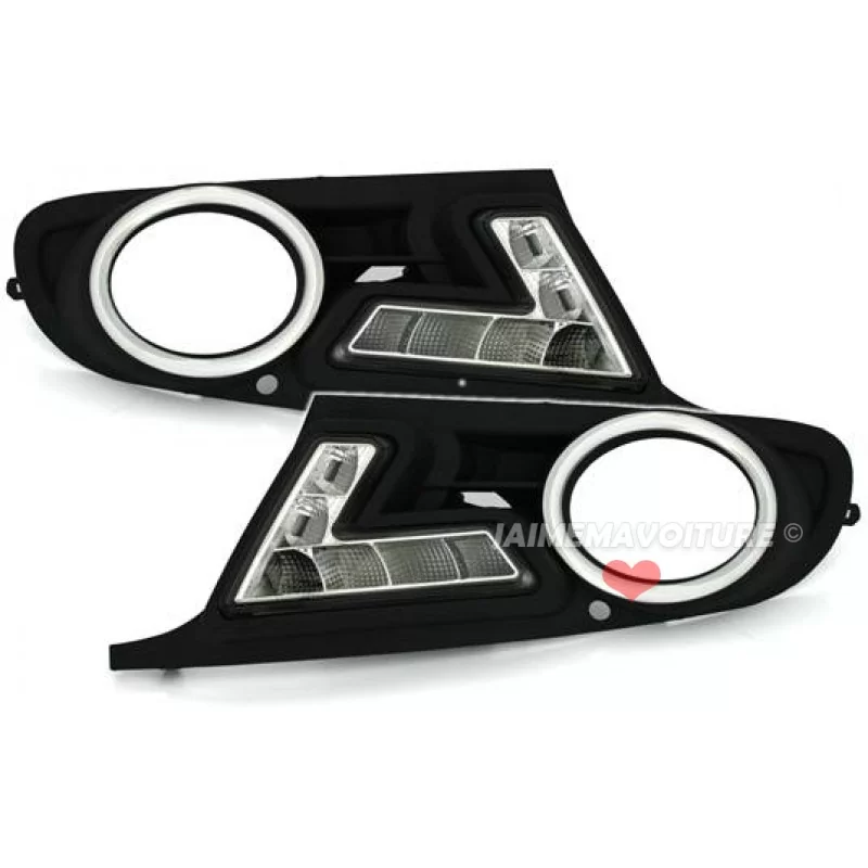 Rejillas anti niebla con diurna led Golf 6