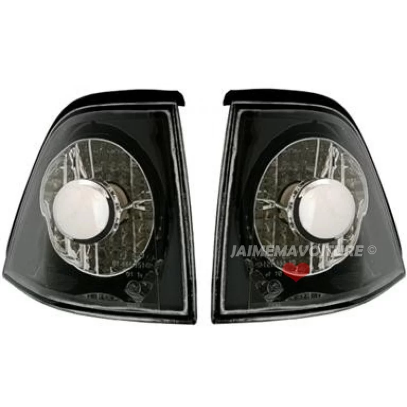 Pair of flashing BMW series 3 E36 cut convertible Crystal Black v2