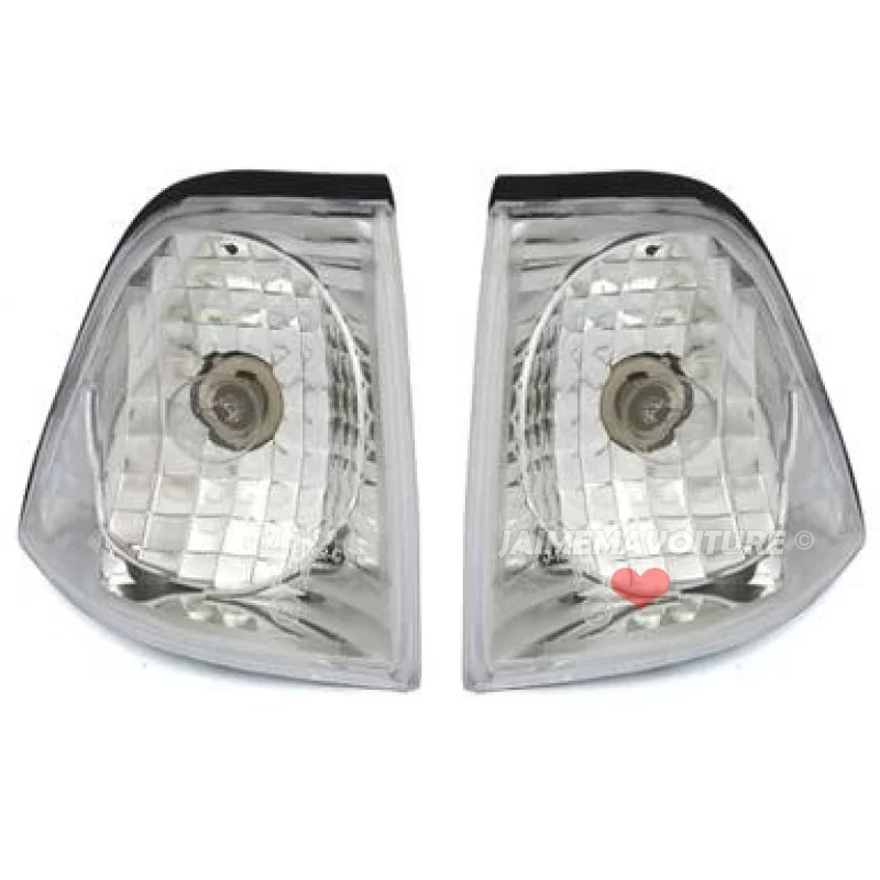 Coppia di indicatori di direzione BMW Serie 3 E36 Berlina Touring Compact Cristal cromo