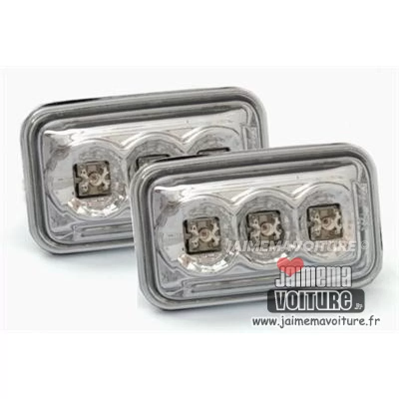 Coppia di ripetitori LED Cromo