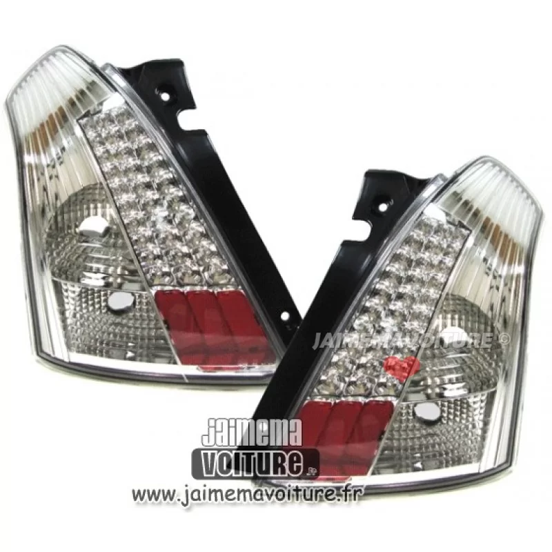 Suzuki Swift Fanali posteriori cromati a LED