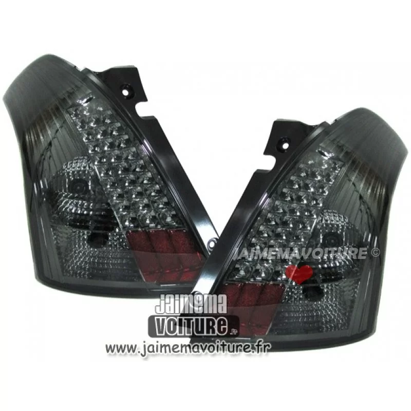 Suzuki Swift black smoked led taillights