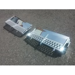 Side gills wing Range Rover L322 grey chrome grills