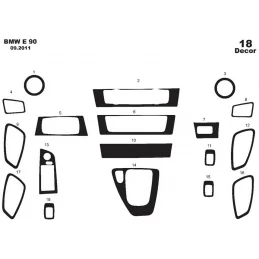 Dashboard insert BMW 3 Reeks E90 E91 18 stuks