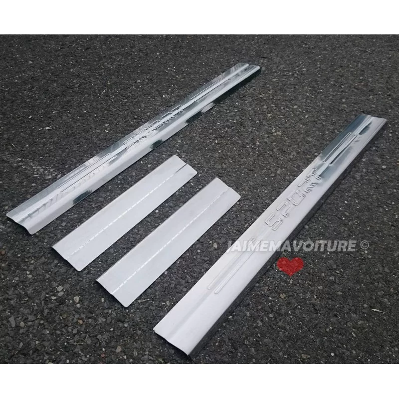 Umbral de puerta de aluminio cromado VW Tiguan Umbral de puerta de aluminio cromado VW Tiguan
