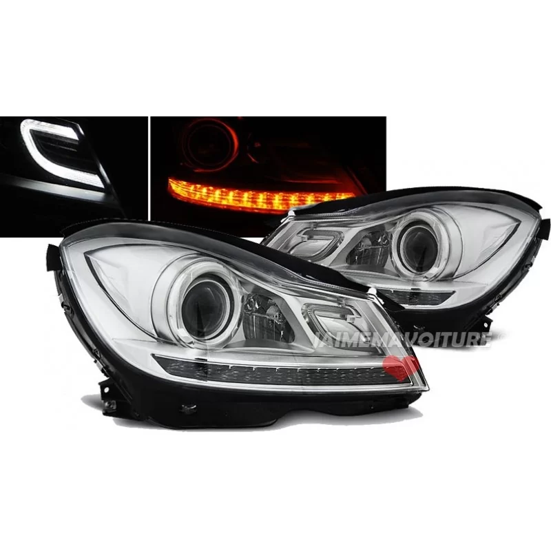 Faros delanteros led Mercedes Clase C W204 2011-2014