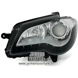 Front leds VW Touran Facelift black headlights