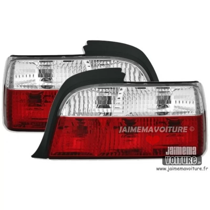 Lights rear BMW E36 Crystal Red White 224