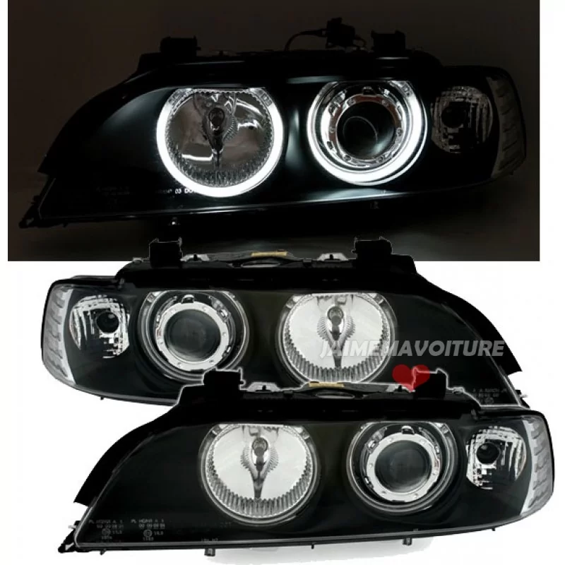 Serie de faros ojos de Angel CCFL BMW 5 E39