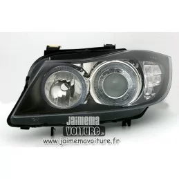 Front headlights angel eyes headlight led BMW E90 E91