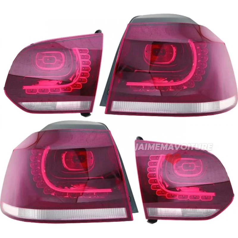 Feux arrières à led Golf 6 R GTD Feux arrières à led Golf 6 R GTD