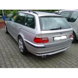 Stille Ausgänge dual Sport Auspuff BMW 320 d 318d