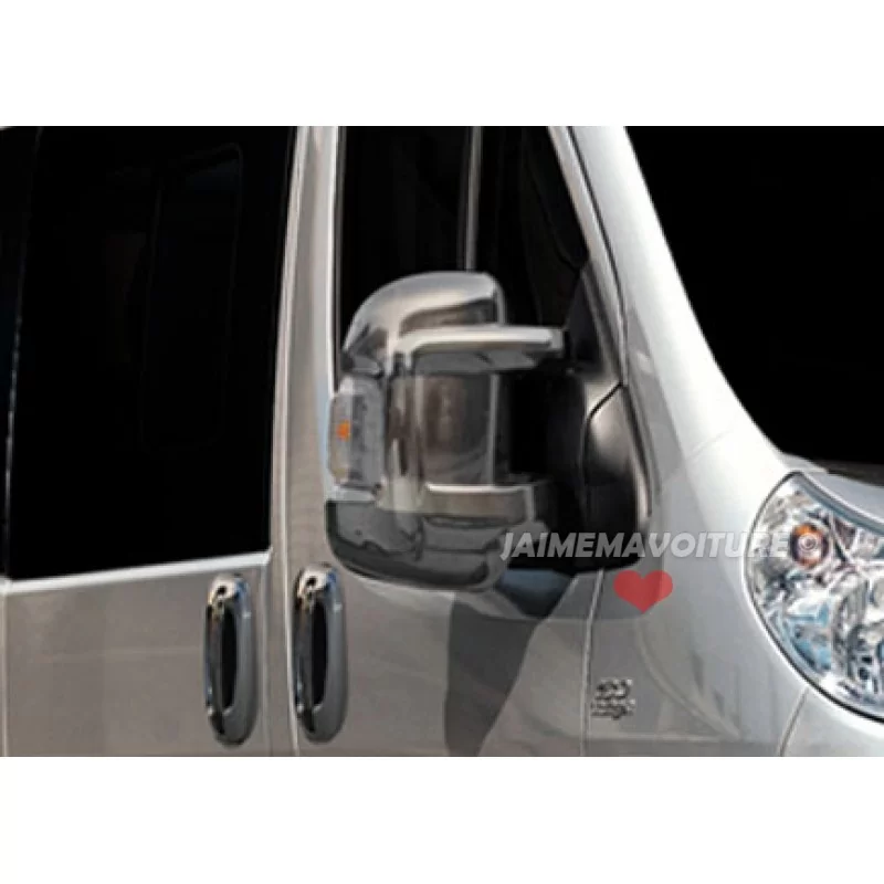 Shell mirrors chrome 2 Pcs (ABS) FIAT DUCATO