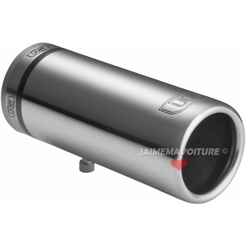 Exit exhaust chrome round