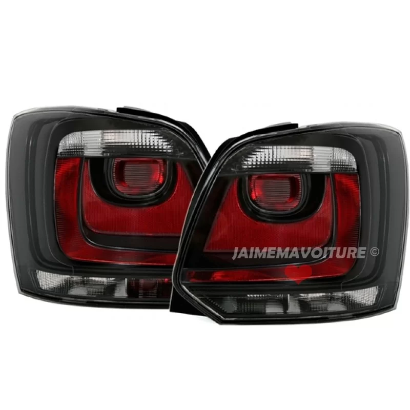 Black rear lights VW Polo 6R tuning