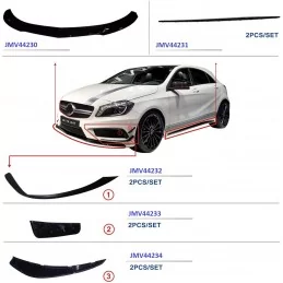 Blade of bumper before A W176 A45 AMG Mercedes