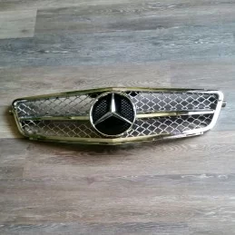 Mercedes classe C W204 calandre chrome amg