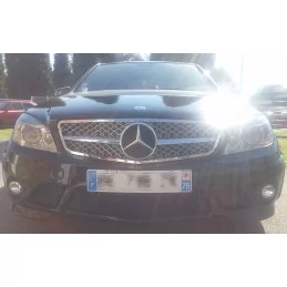 Mercedes classe C W204 calandre chrome amg