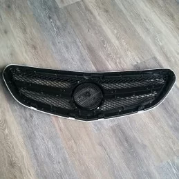 Grille for Mercedes class E W212 - 1 bar - black chrome