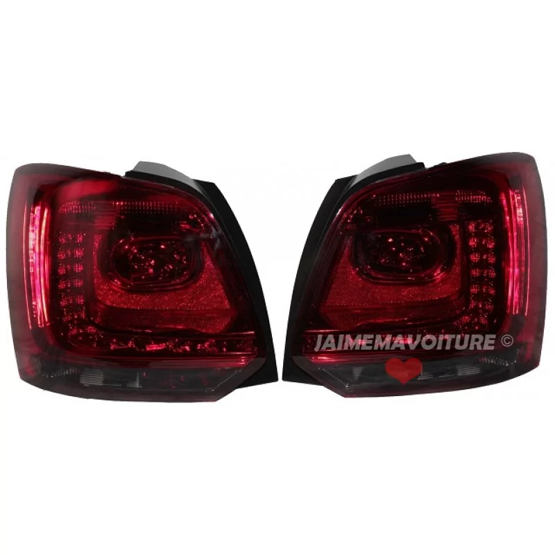 Phares arrières led rouge cerise Polo 6R