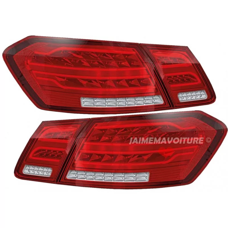 Taillights led Mercedes class E W212 look facelift