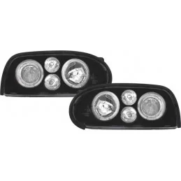 Negro faros delanteros Golf 3