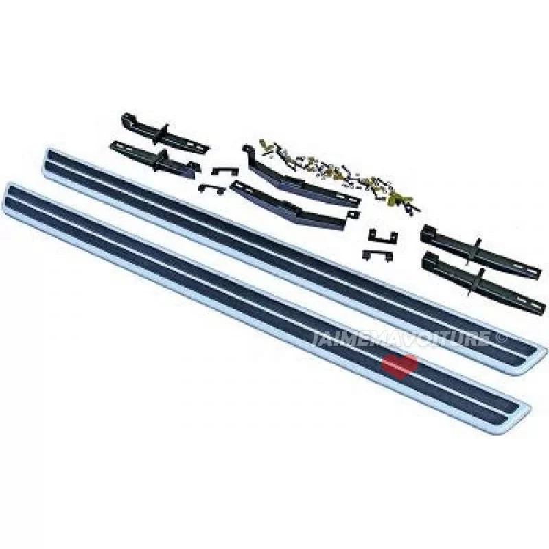 Chroom aluminium treeplank VW Touareg 2 Chroom aluminium treeplank VW Touareg 2