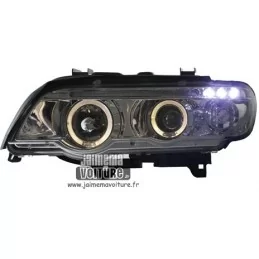 Stone front BMW X 5 Angel eyes Sonar Chrome