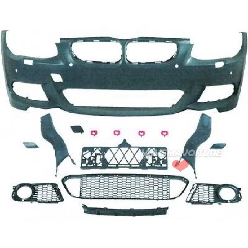 BMW Serie 3 E92 E93 LCI PACK M paraurti anteriore BMW Serie 3 E92 E93 LCI PACK M paraurti anteriore