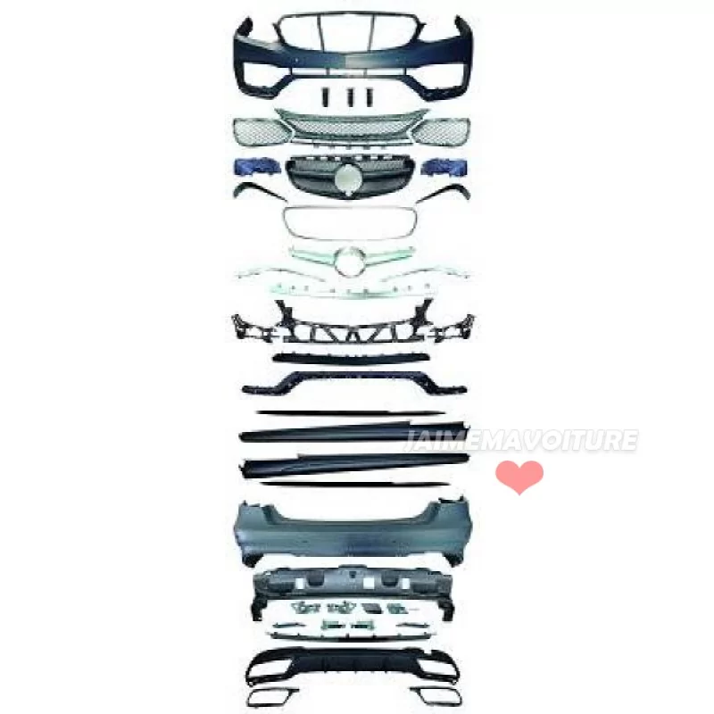 Kit E63 AMG Mercedes Clase E W212 Facelift 2013 Kit E63 AMG Mercedes Clase E W212 Facelift 2013