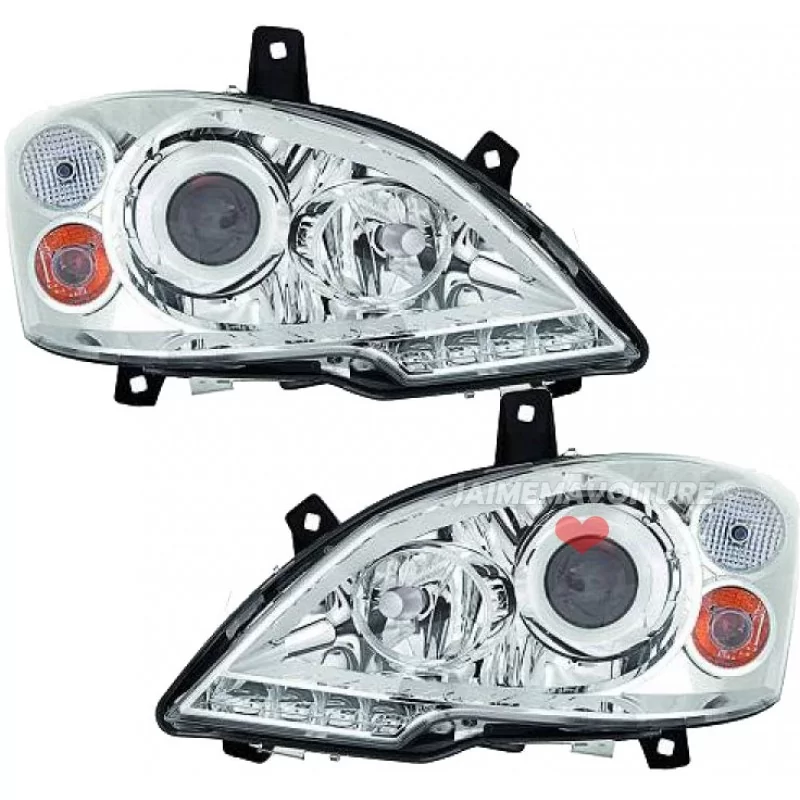 Mercedes Viano Vito look Facelift front headlights