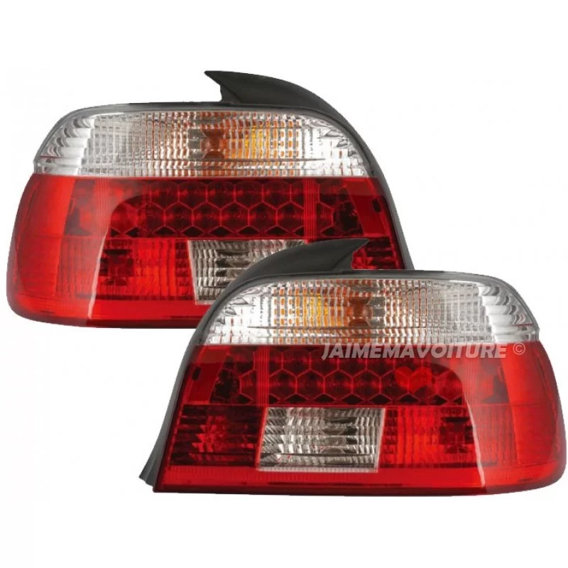 BMW E39 LED Achterlichten Rood Wit BMW E39 LED Achterlichten Rood Wit