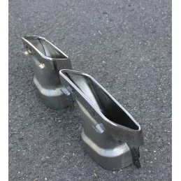 Dual tip exhaust Mercedes class E W212 AMG