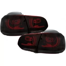 Lights rear led Golf 6 black R20