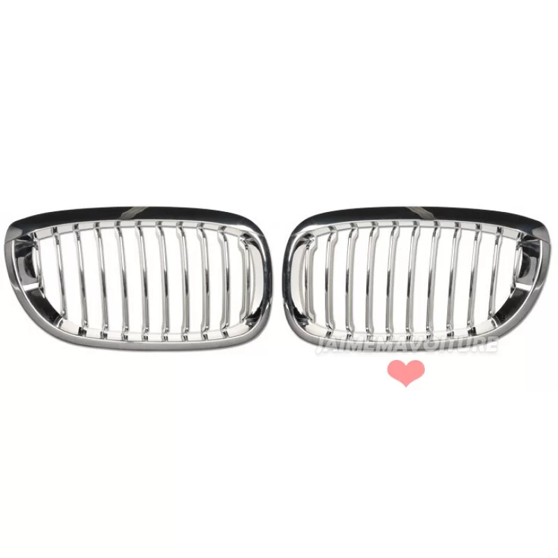 Kühlergrill BMW E46 Coupé Cabriolet 02-05 Chrom Silber
