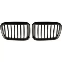 Grilles de Calandre Noires pour BMW E46 Phase 1 de 1998-2001 (Haricots)