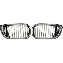 BMW E46 sedan 02-05 negra cromada Grill