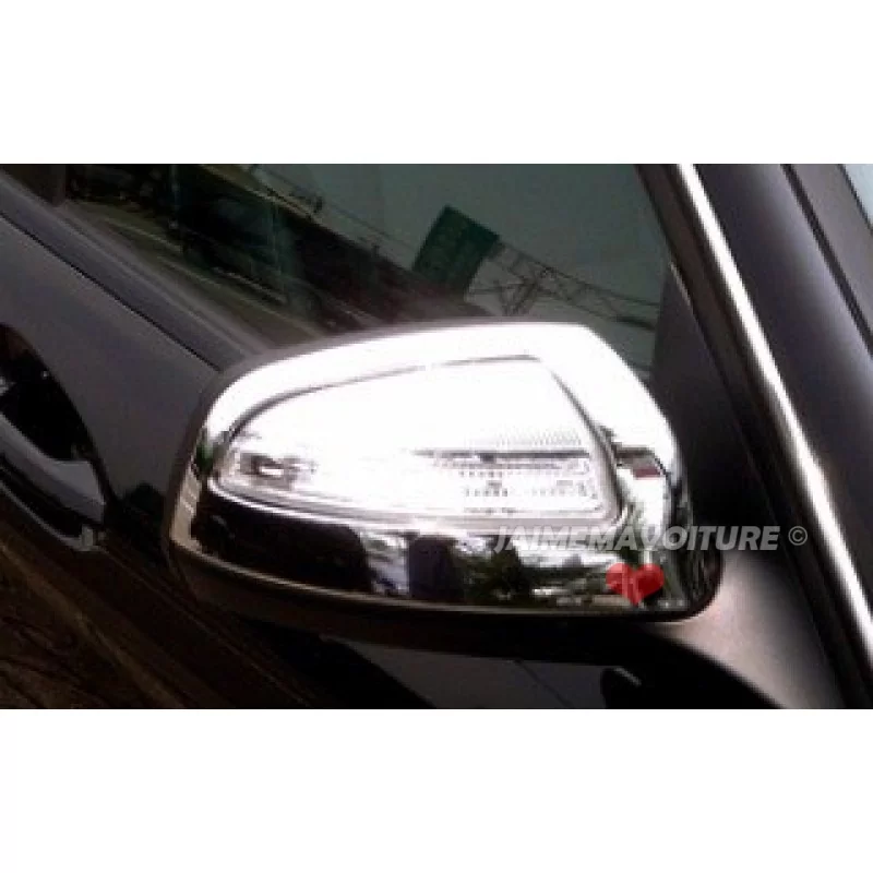 Couvres rétroviseurs Mercedes Classe C W204 Chrome