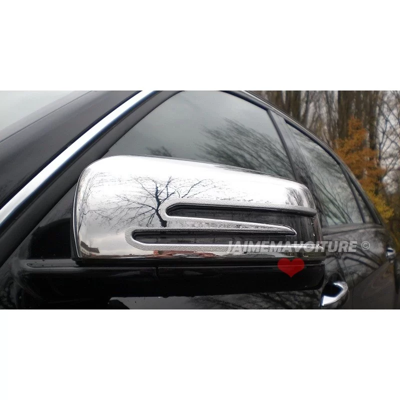 Couvres rétroviseurs Mercedes W212 W204 X204 W221 C207 Chrome