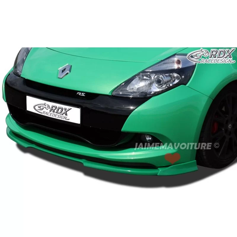 PARE CHOCS AVANT FIBRE RENAULT CLIO 3 RS PH2