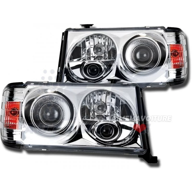 Front headlights Mercedes class E W124 85-93 Chrome