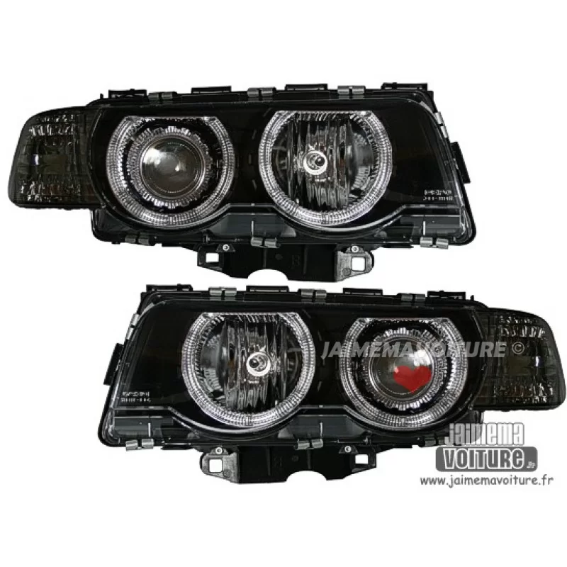 Angel eyes BMW E38 ap 98 (series 7) black