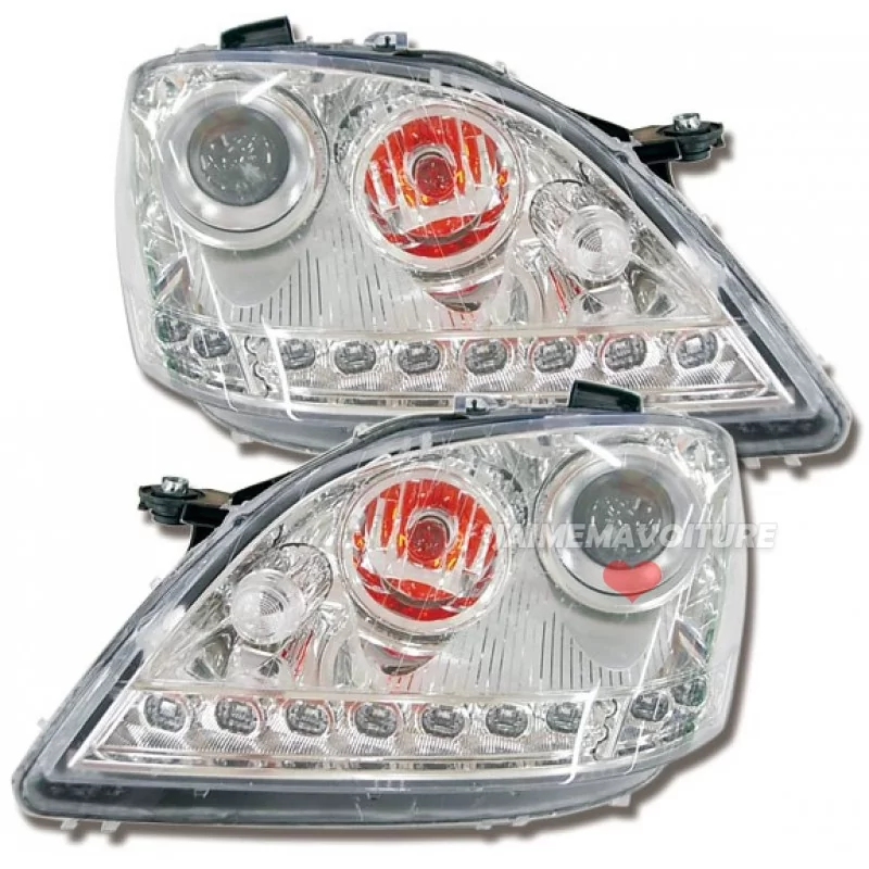 Headlights front leds Mercedes ML W164 Headlights front leds Mercedes ML W164