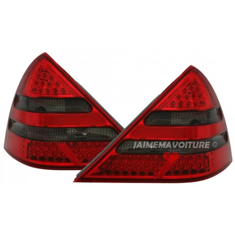 Luces led humo rojo de la cola de Mercedes SLK R170