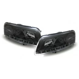 Front lights leds xenon Audi A6 Devil eyes headlights tuning