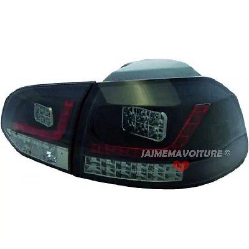 Pilotos traseros led Golf 6 R negro