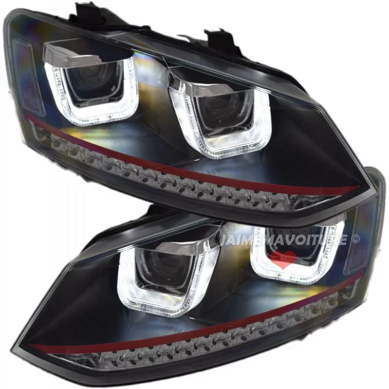 Headlights fronts led VW Polo 6R RED LINE GTI